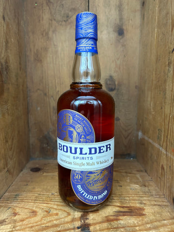 Boulder American Single Malt Bottled in Bond 50%